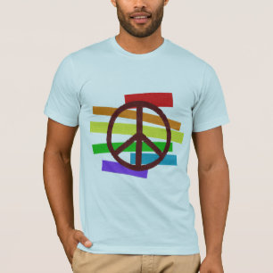 symbool voor vrede stichlike flag kleuren t-shirt