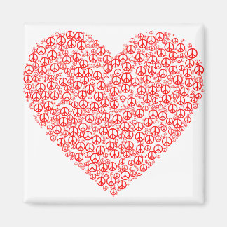 symbool voor vredesliefde magneet