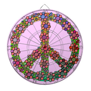 Symbool voor vredessymbool  dartbord