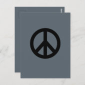 Symbool voor vredesteken briefkaart (Voorkant / Achterkant)