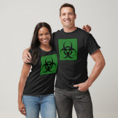 Symbool voor waarschuwingsteken voor biorisico of  t-shirt (Unisex)