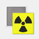 Symbool voor waarschuwingsteken voor het symbool v magneet (Voorkant / Achterkant)