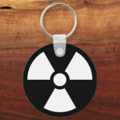 Symbool voor waarschuwingsteken voor het symbool v sleutelhanger (Voorkant)