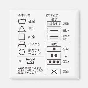 Symbool voor wasindicatielampje Magnet