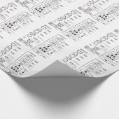 Symbool voor wasindicatielampje Verpakkingspapier Cadeaupapier (Hoek)