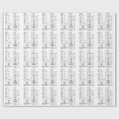 Symbool voor wasindicatielampje Verpakkingspapier Cadeaupapier (Vlak)