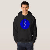 Symbool voor weerstand - omcirkeld hoodie (Voorkant volledig)