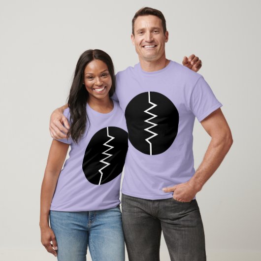 Symbool voor weerstand - omcirkeld t-shirt (Unisex)