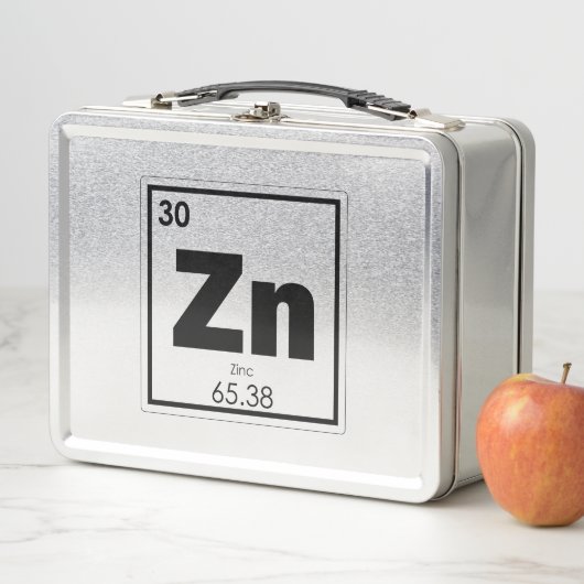 Symbool voor zinkscheikundige scheikundeformules,  (In situ)