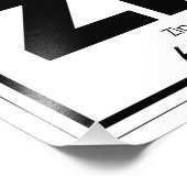 Symbool voor zinkscheikundige scheikundeformules, foto afdruk (Hoek)