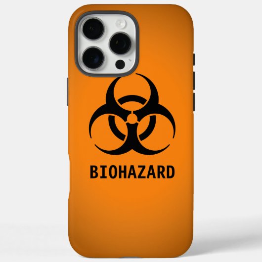 Symbool voor zwart biogevaar Case-Mate iPhone case (Achterkant)