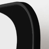 Symbool voor zwarte en witte Yin Yang Pickleball Paddle (Links Detail)