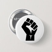 Symbool voor zwarte liften ronde button 5,7 cm (Voorkant /achterkant)