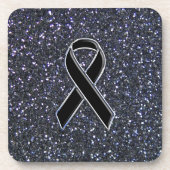 Symbool voor zwarte-lint onderzetter (Voorkant)