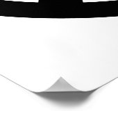 Symbool voor zwarte vrede poster (Hoek)