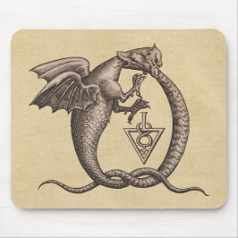 Symbool voor zwavel en kwik muismat