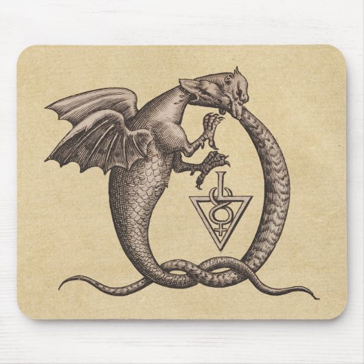 Symbool voor zwavel en kwik muismat (Voorkant)