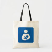 Symbool voor zweten en borstvoeding tote bag (Voorkant)