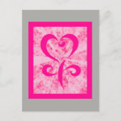 Symbool vrouw briefkaart (Voorkant)