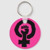 Symbool Vrouw Solidariteit Sleutelhanger (Voorkant)