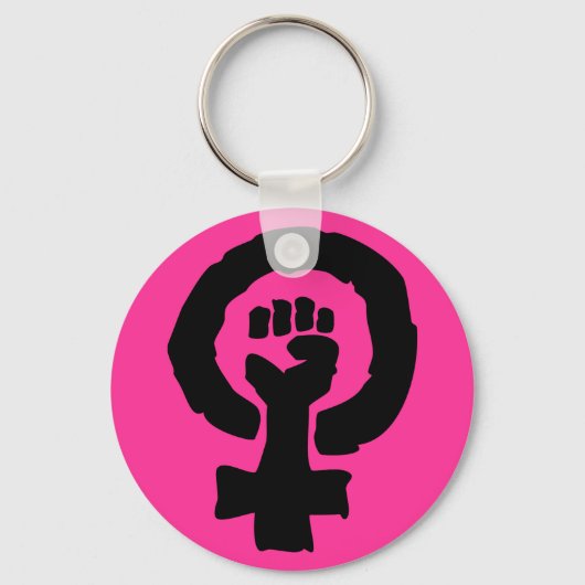 Symbool Vrouw Solidariteit Sleutelhanger (Voorkant)