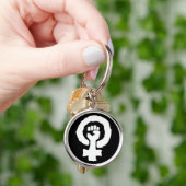 Symbool Vrouw Solidariteit Sleutelhanger (Hand)