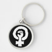 Symbool Vrouw Solidariteit Sleutelhanger (Voorkant)