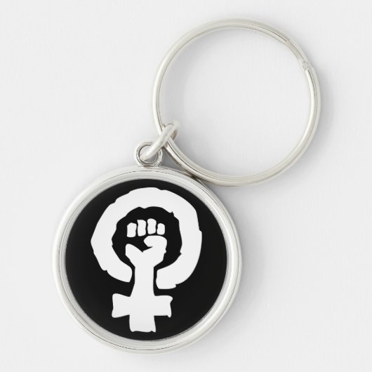Symbool Vrouw Solidariteit Sleutelhanger (Voorkant)