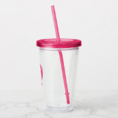 Symbool vrouwenvuist weerstaan acryl drinkbeker (Links)