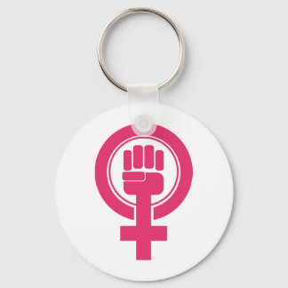 Symbool vrouwenvuist weerstaan sleutelhanger