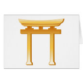 Symbool-Wenskaart in vorm (Voorkant Horizontaal)