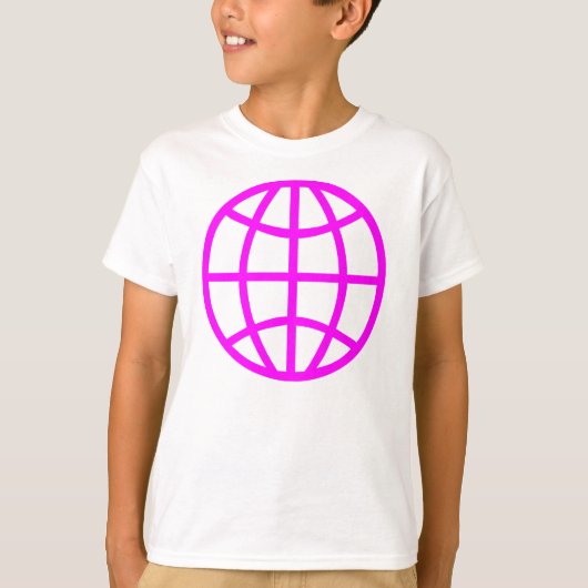 Symbool wereldbol t-shirt (Voorkant)