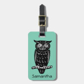 Symbool: Wisdom Bagagelabel (Voorkant verticaal)