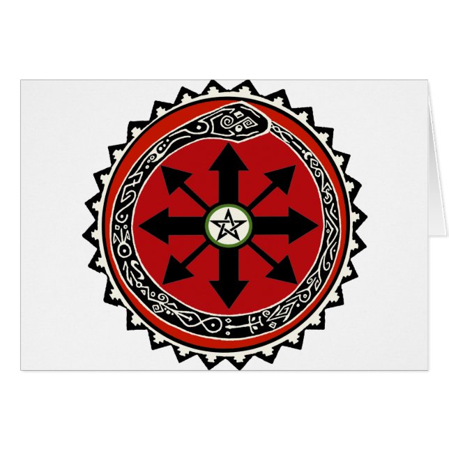 Symbool Witchcraft voor Chaos (Voorkant Horizontaal)