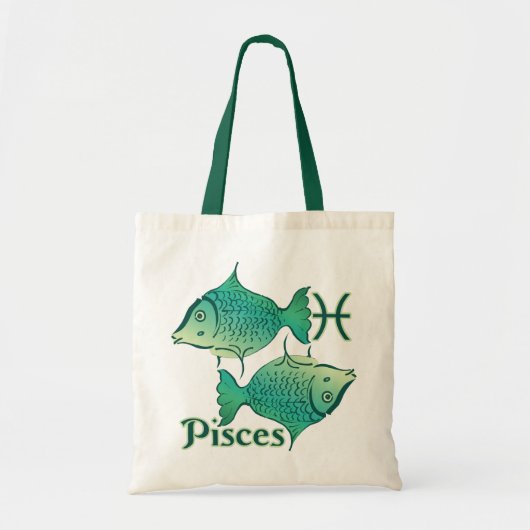 Symbool Zodiac Sign Pisces Tote Bag (Voorkant)