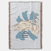 Symbool Zodiac Sign Virgo Deken (Voorkant Verticaal)