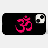 Symbool zwart en roze om Case-Mate iPhone case (Achterkant (horizontaal))