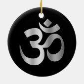 Symbool zwart en zilver om keramisch ornament (Achterkant)