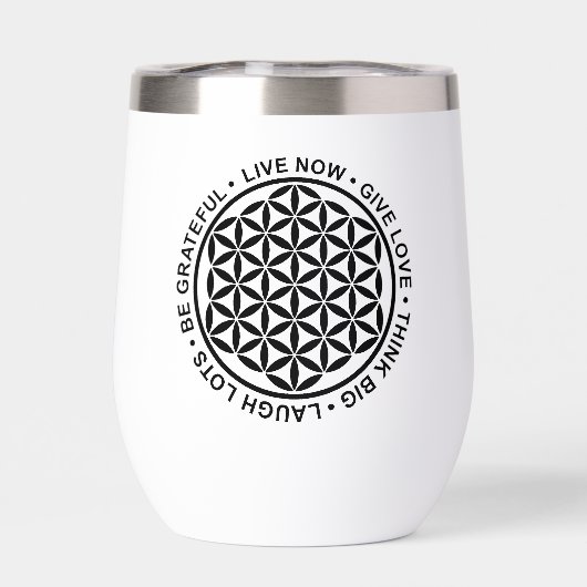 Symboolbloem - levensregels 1 (Achterkant)