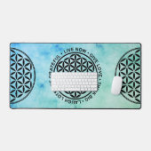 Symboolbloem - levensregels 1 bureaumat (Keyboard & Muis)