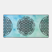 Symboolbloem - levensregels 1 bureaumat (Voorkant)