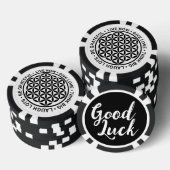 Symboolbloem - levensregels 1 poker chips (Opstapeling)