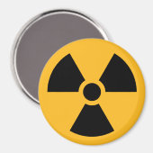 Symboolmagneet voor nucleaire straling magneet (Voorkant / Achterkant)