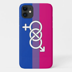 Symboolmarkering op basis van bisexual Pride Case-Mate iPhone Case