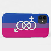 Symboolmarkering op basis van bisexual Pride Case-Mate iPhone Case (Achterkant (horizontaal))