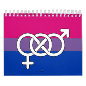 Symboolmarkering op basis van bisexual Pride Kalender (Hoes)