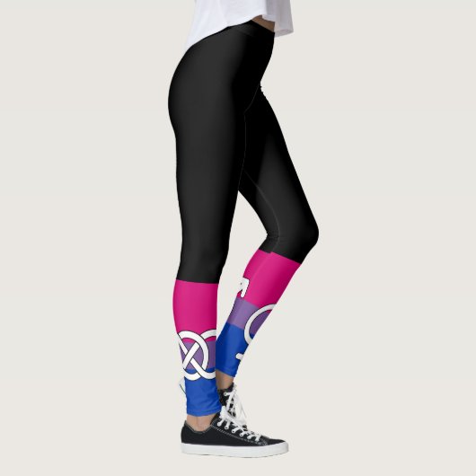 Symboolmarkering op basis van bisexual Pride Leggings (Rechts)