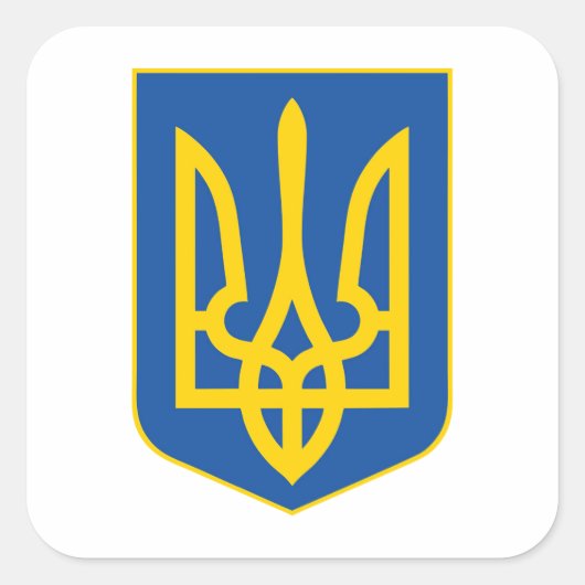 Symboolmarkering voor het nationale embleemsymbool vierkante sticker (Voorkant)