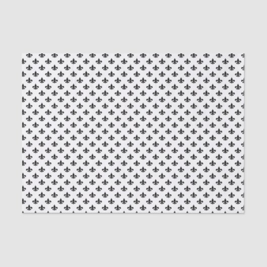 Symboolpatroon Fleur De Lis Tissuepapier (Voorkant)