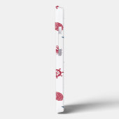 Symboolpatroon rood wit en blauw Zee Case-Mate iPhone Case (Achterkant / Links)